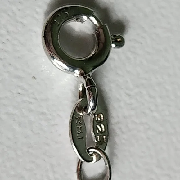 Deep Pink and Silver Cross Pendant With 18-inch S/S Chain (2 Inch Extendender) - Picture 5 of 7